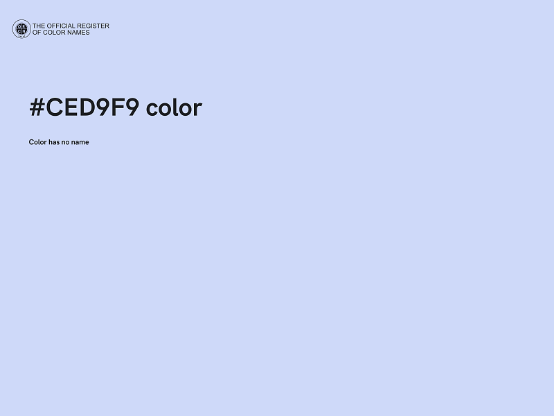 #CED9F9 color image