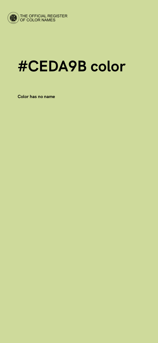 #CEDA9B color image