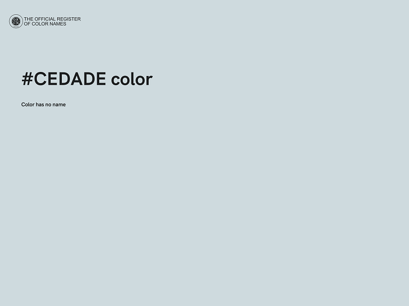 #CEDADE color image