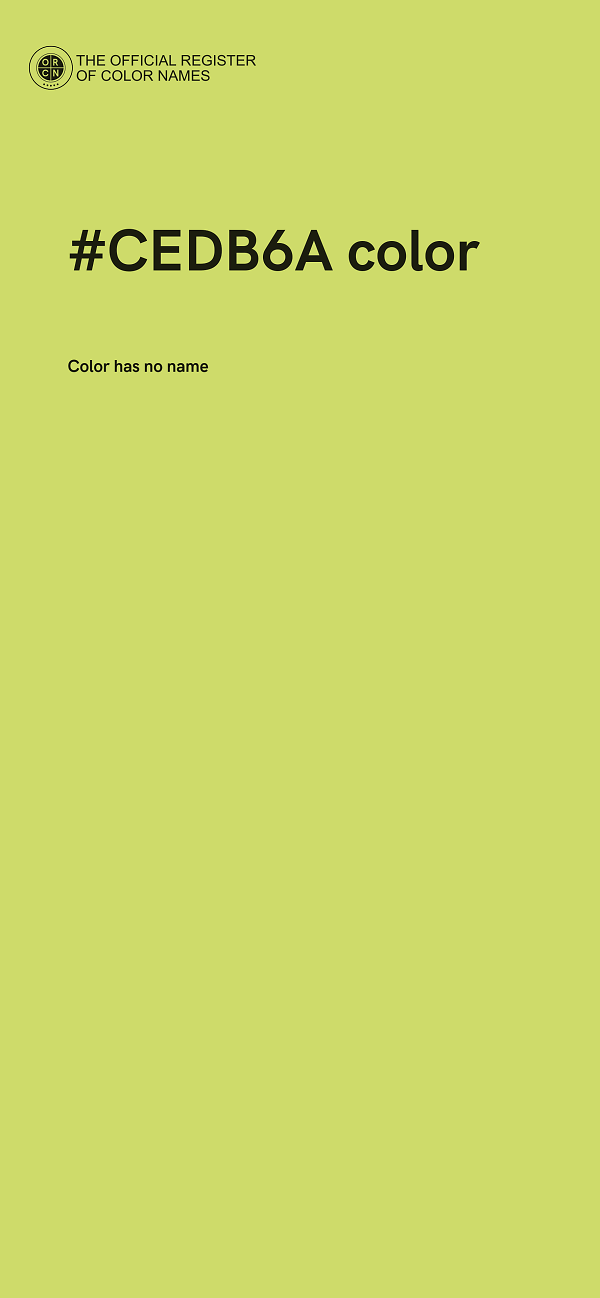 #CEDB6A color image