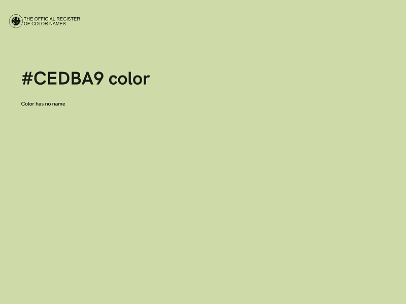 #CEDBA9 color image