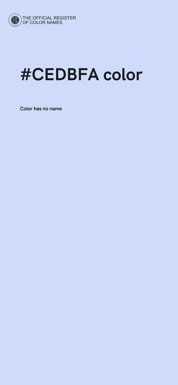 #CEDBFA color image