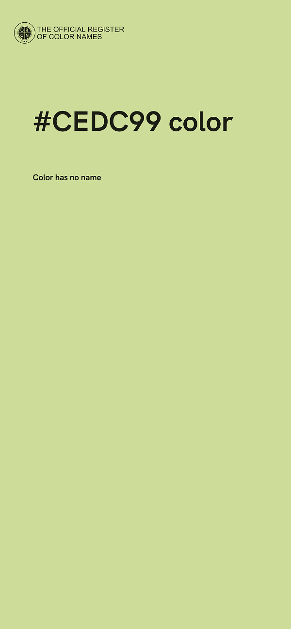 #CEDC99 color image