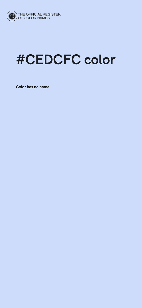 #CEDCFC color image