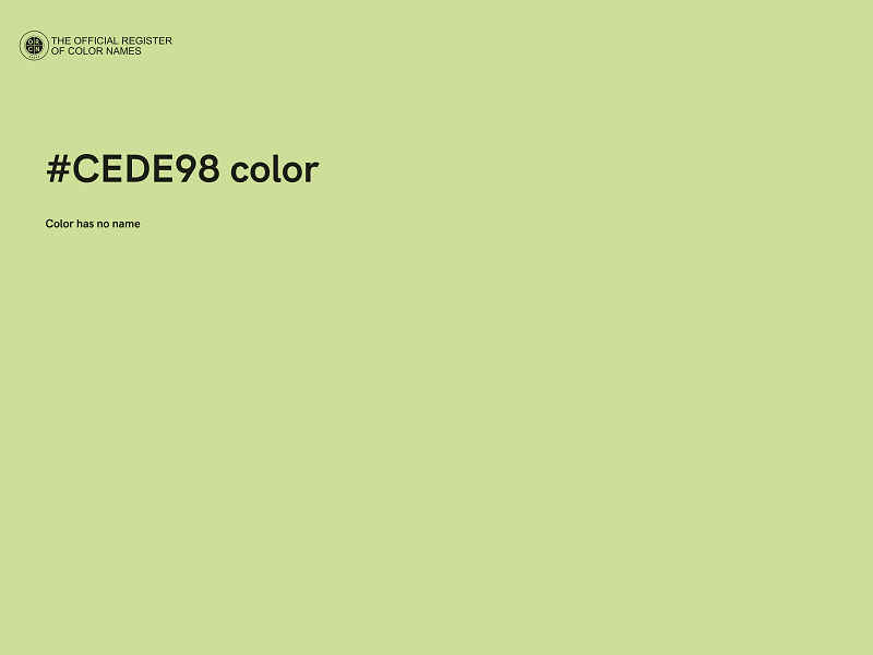 #CEDE98 color image