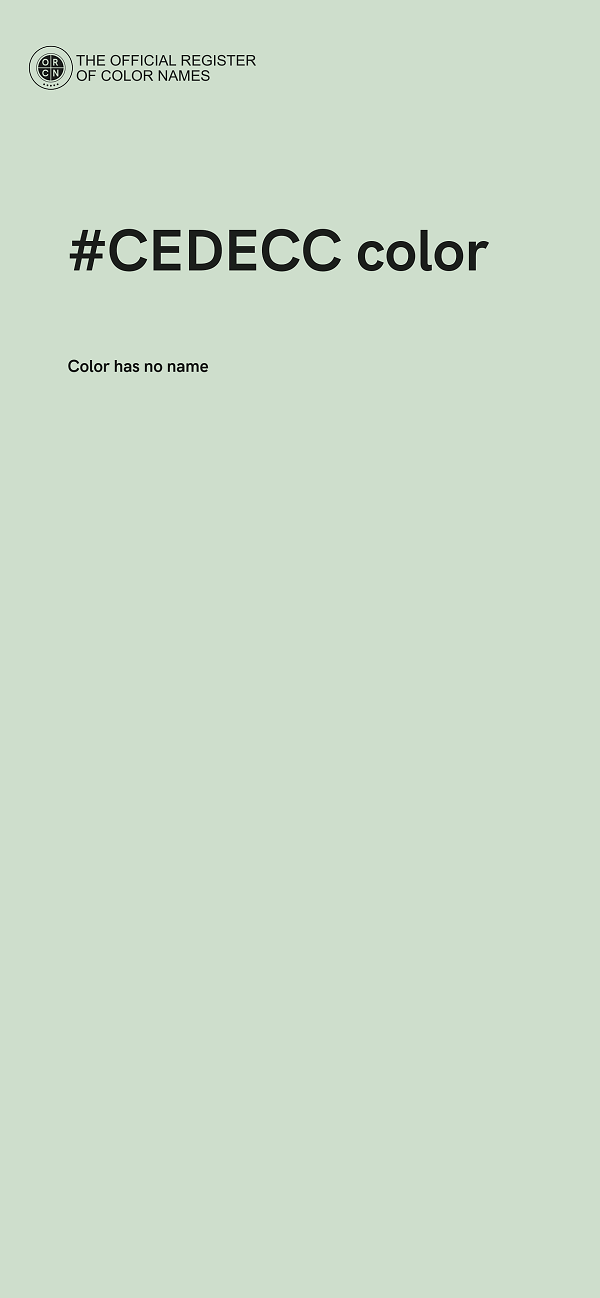 #CEDECC color image