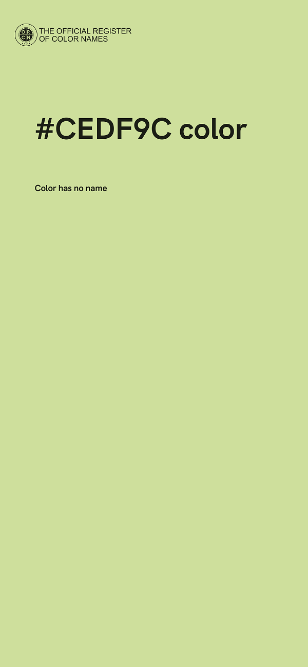 #CEDF9C color image