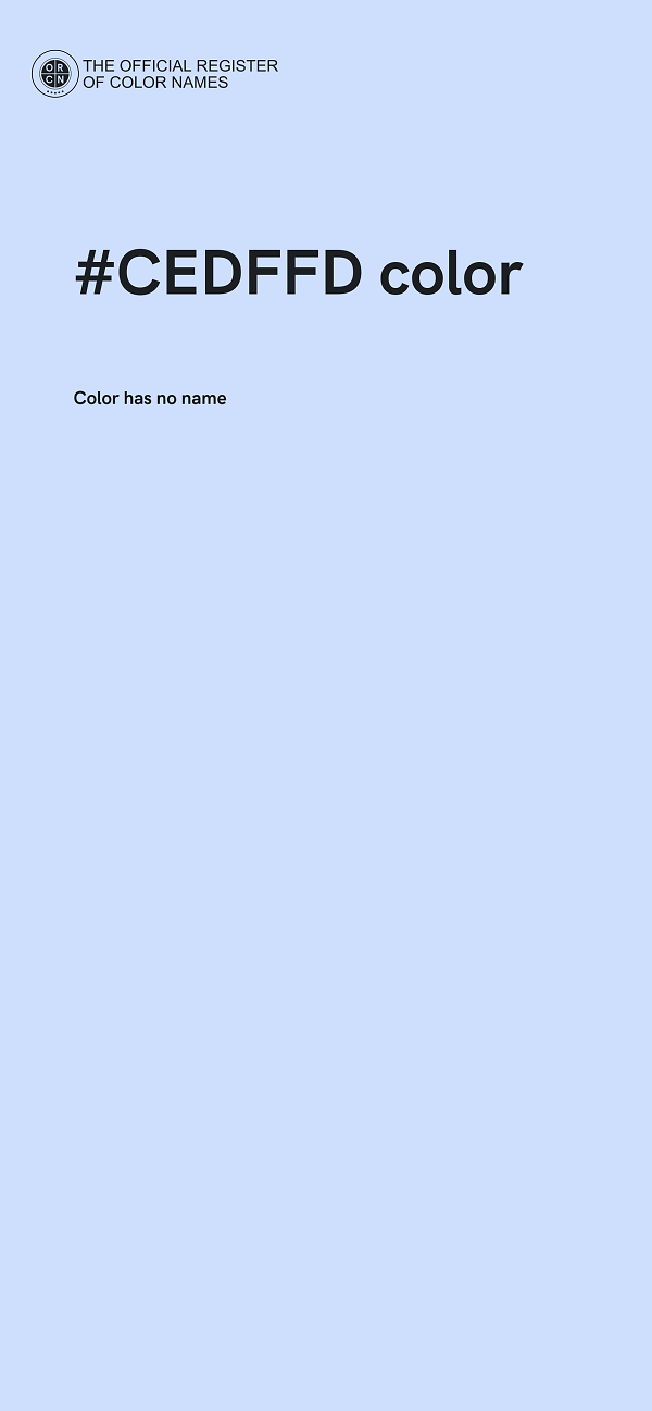 #CEDFFD color image