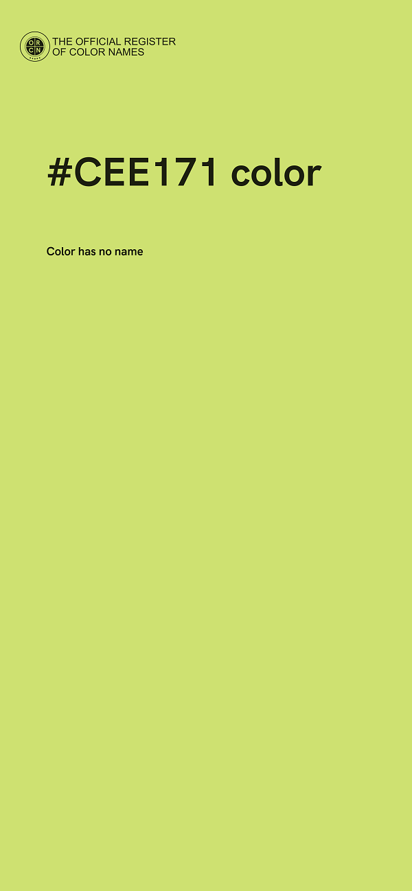 #CEE171 color image