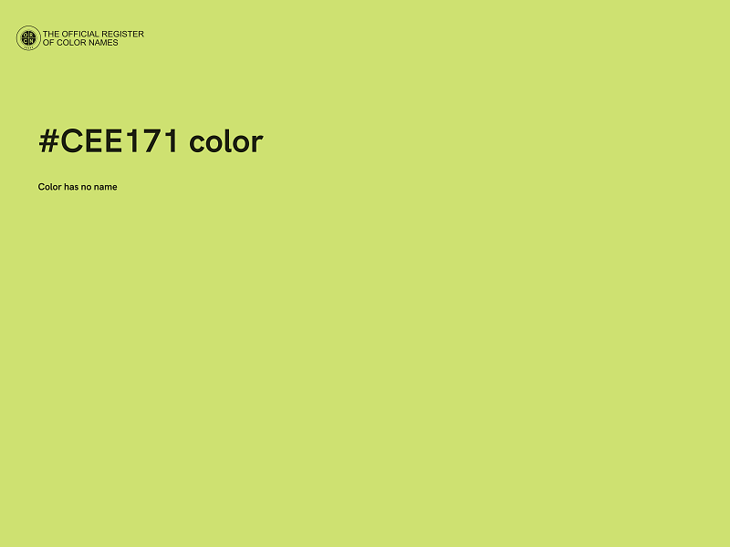 #CEE171 color image