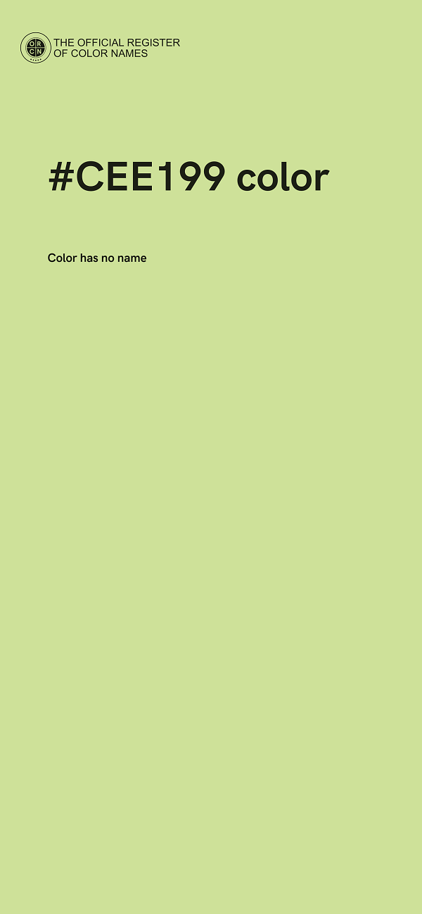 #CEE199 color image