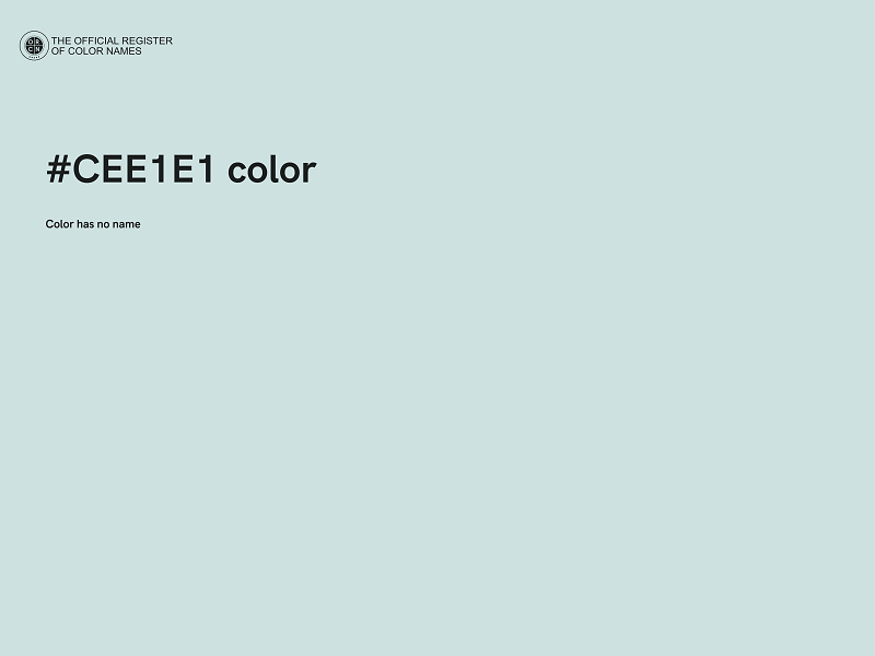 #CEE1E1 color image