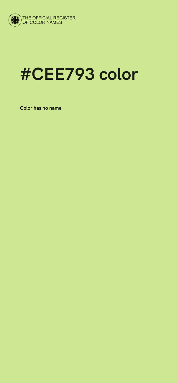#CEE793 color image