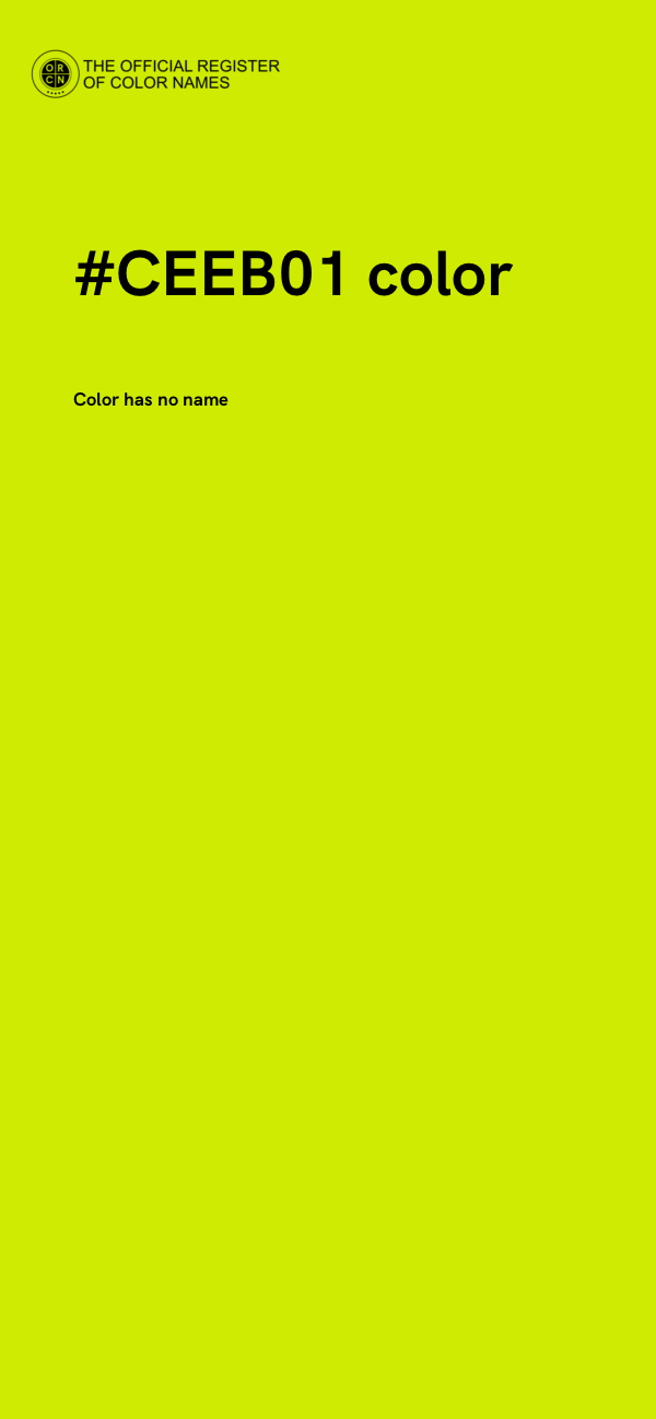 #CEEB01 color image