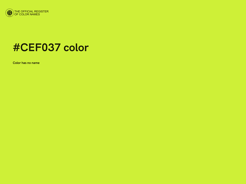 #CEF037 color image