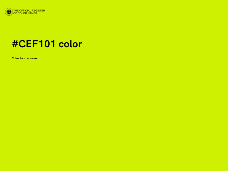 #CEF101 color image