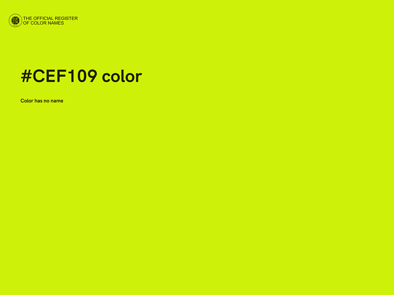 #CEF109 color image