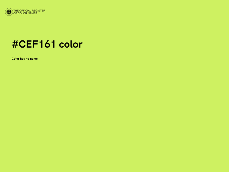 #CEF161 color image