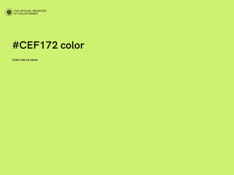 #CEF172 color image