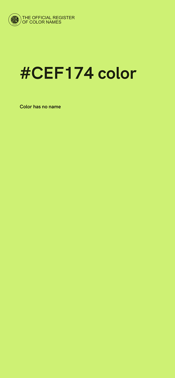 #CEF174 color image