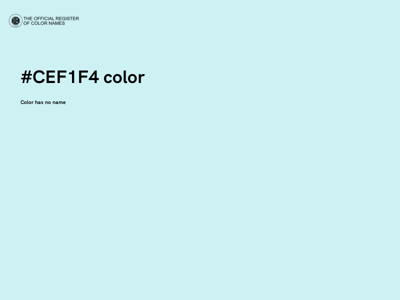 #CEF1F4 color image