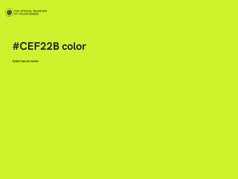 #CEF22B color image