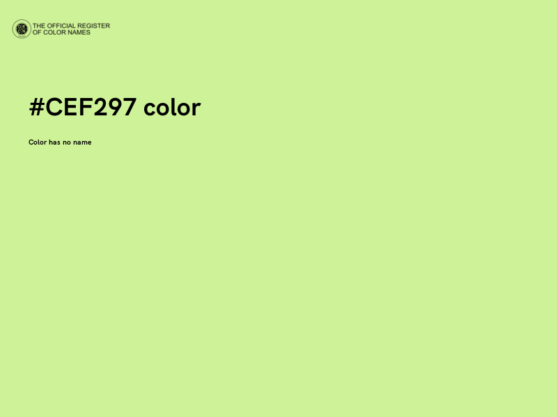 #CEF297 color image