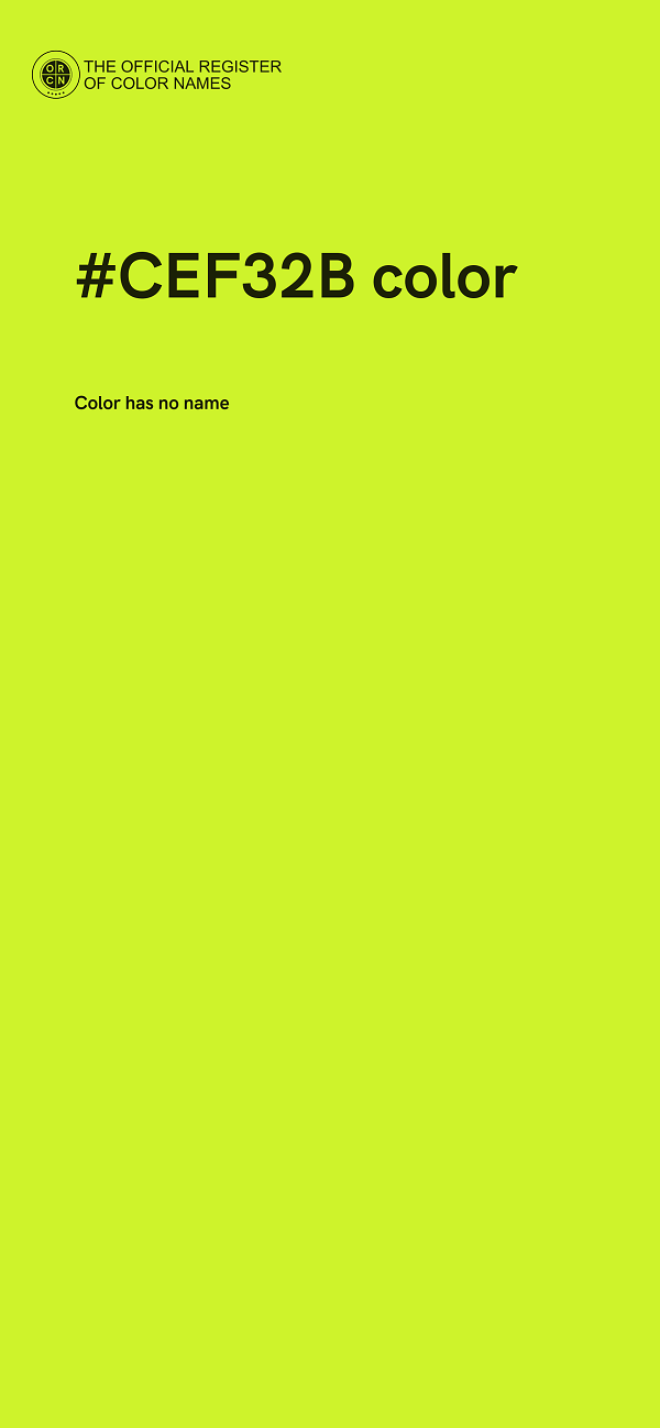 #CEF32B color image