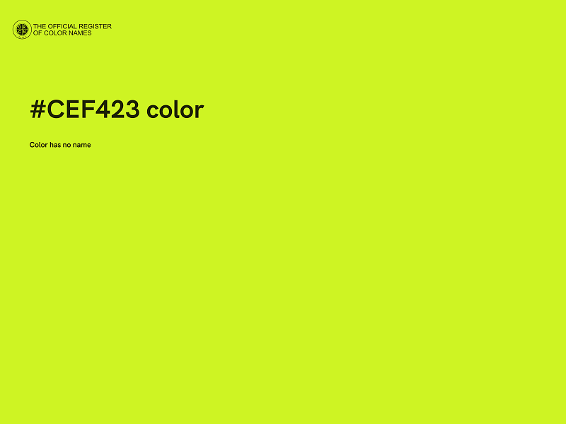 #CEF423 color image