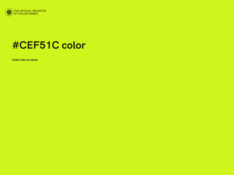 #CEF51C color image