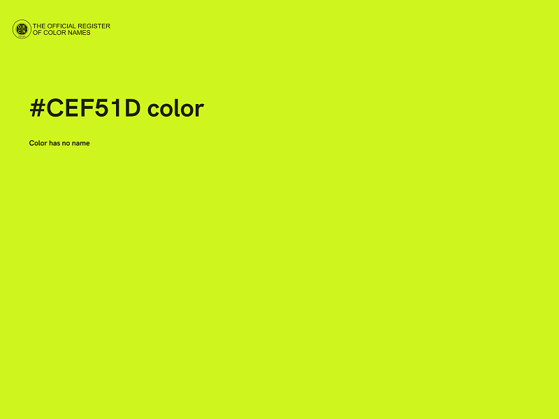 #CEF51D color image