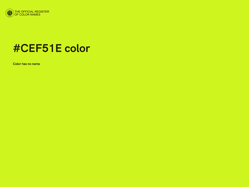 #CEF51E color image