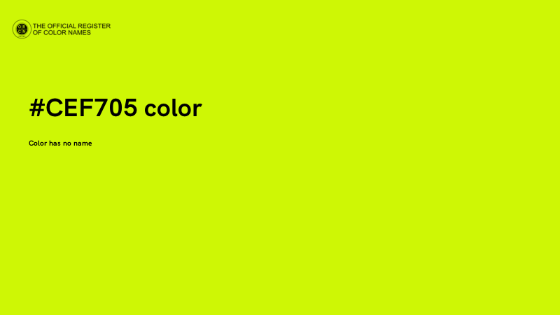 #CEF705 color image