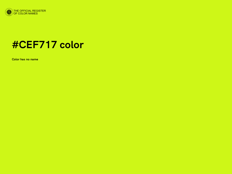 #CEF717 color image