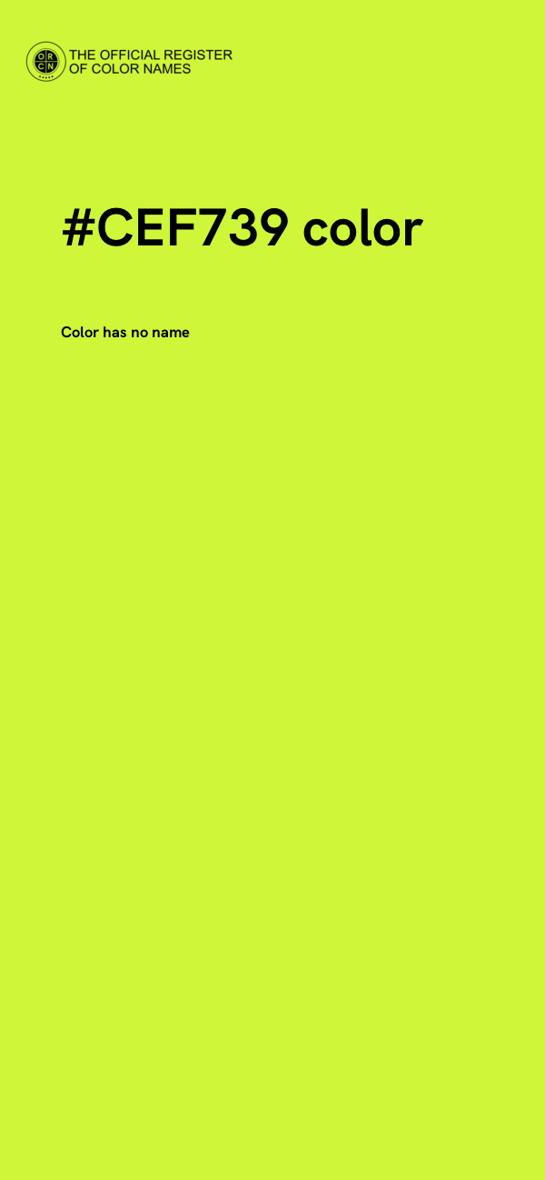 #CEF739 color image