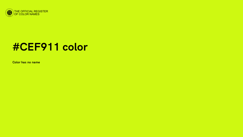 #CEF911 color image