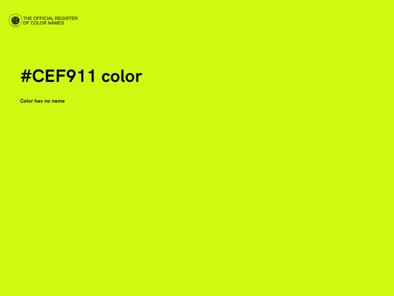 #CEF911 color image
