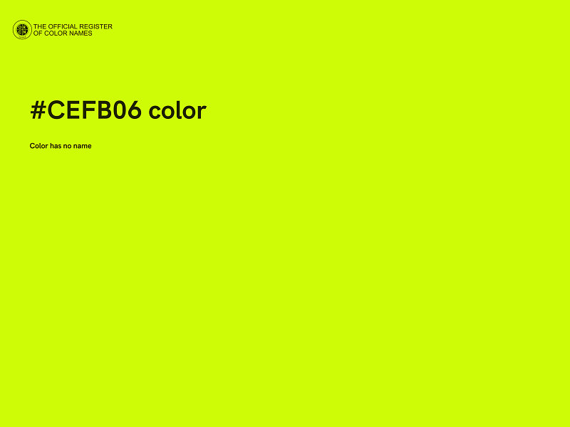 #CEFB06 color image