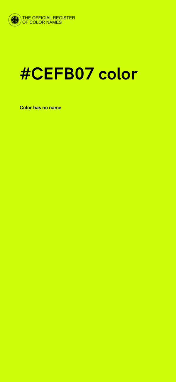 #CEFB07 color image