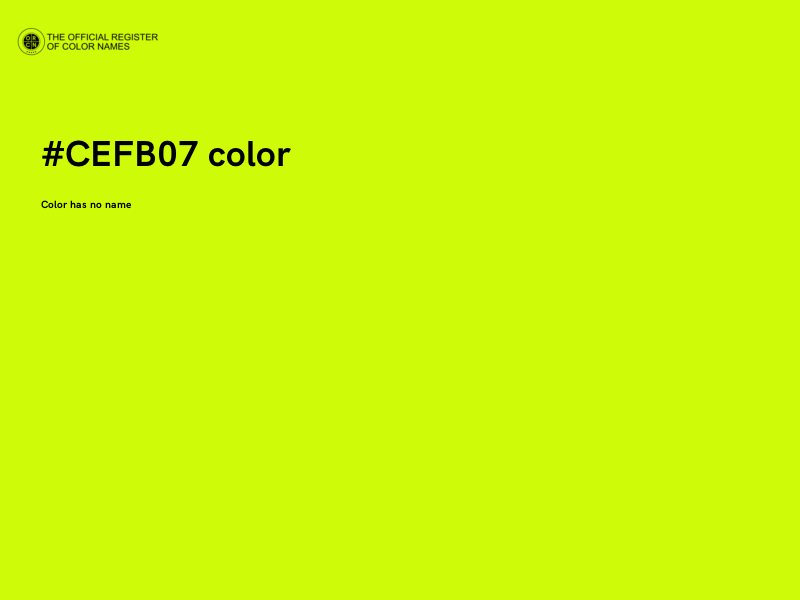 #CEFB07 color image