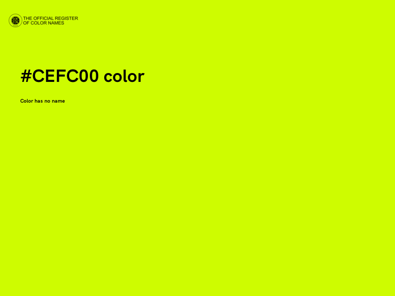 #CEFC00 color image