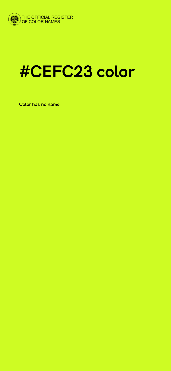 #CEFC23 color image