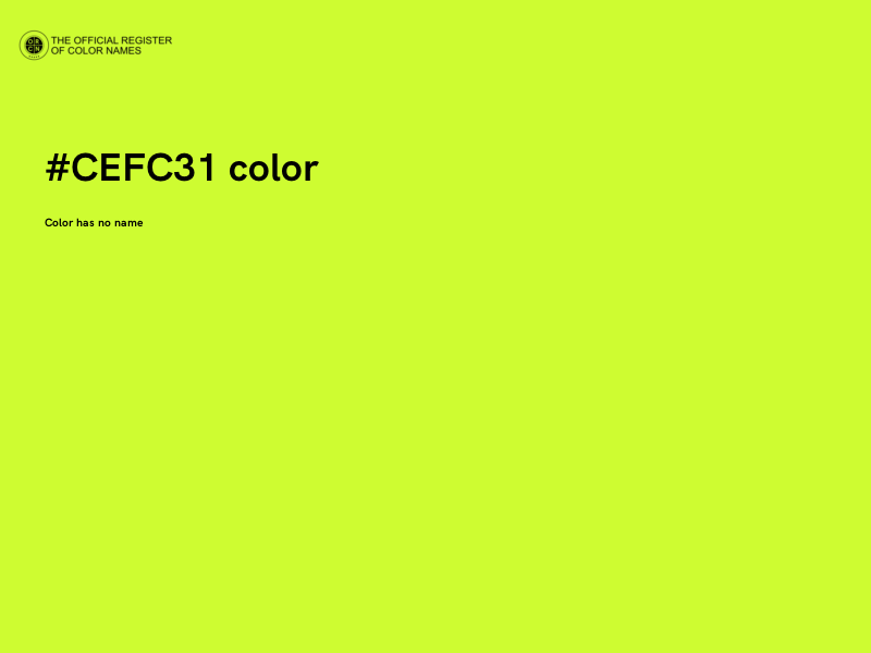 #CEFC31 color image