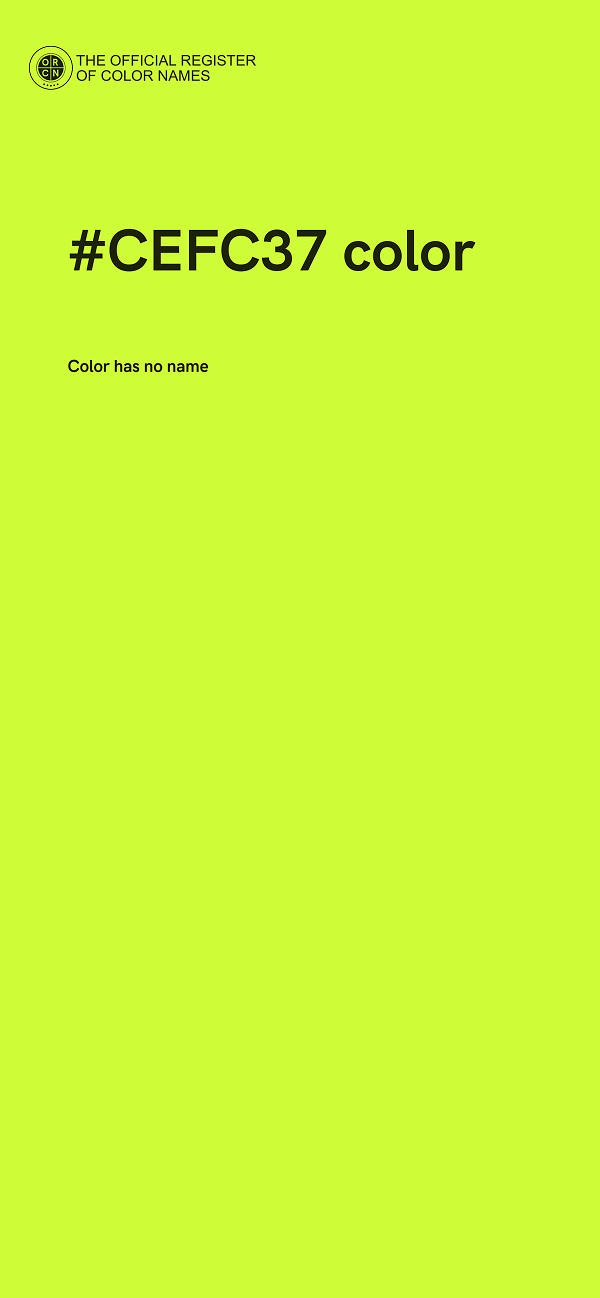 #CEFC37 color image
