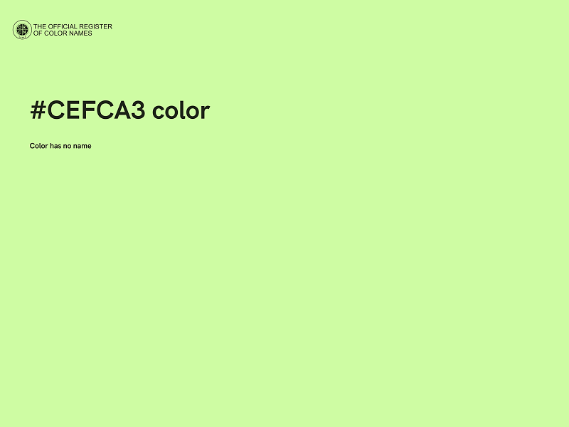 #CEFCA3 color image