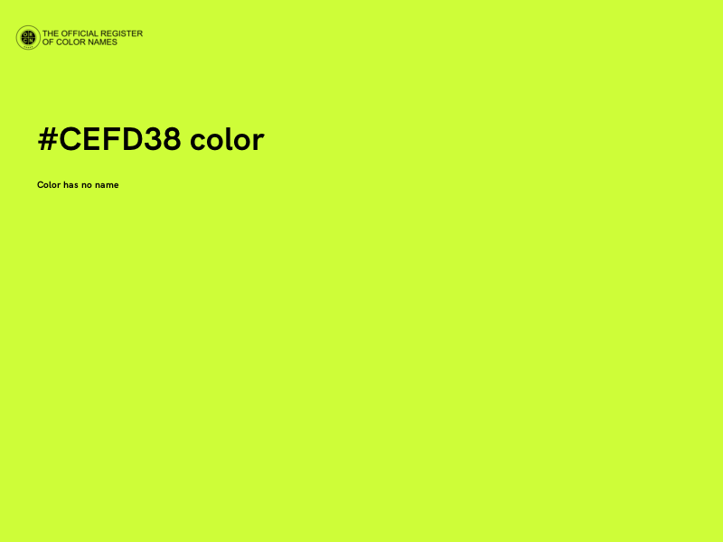#CEFD38 color image