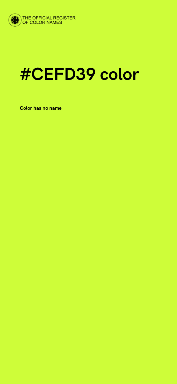 #CEFD39 color image