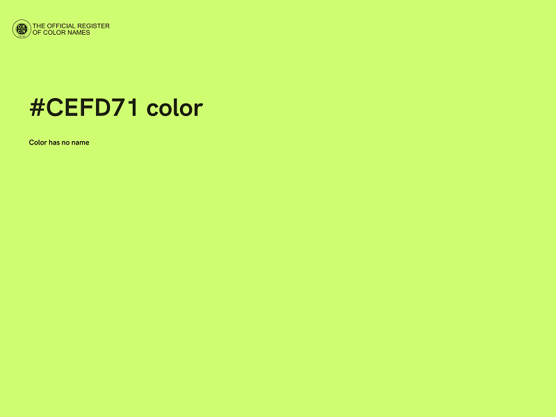 #CEFD71 color image