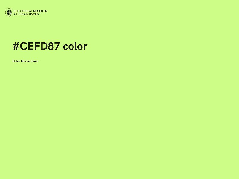 #CEFD87 color image