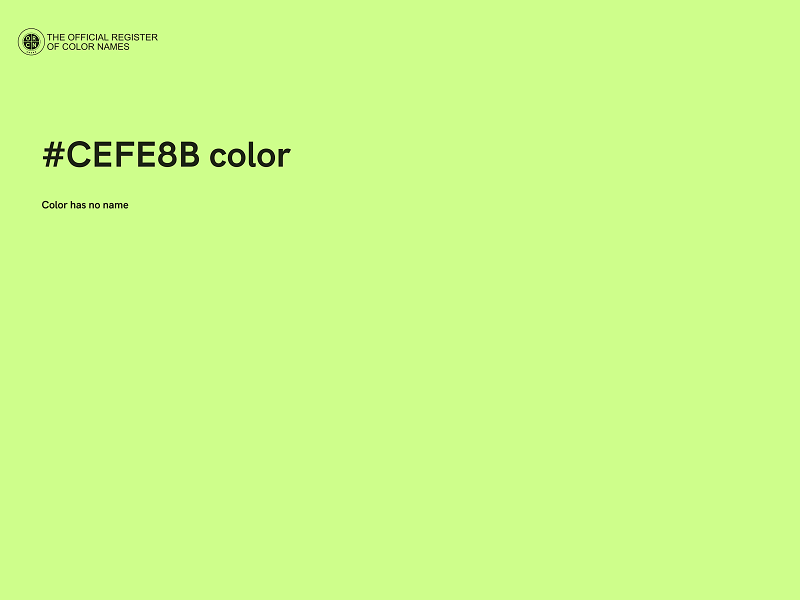 #CEFE8B color image